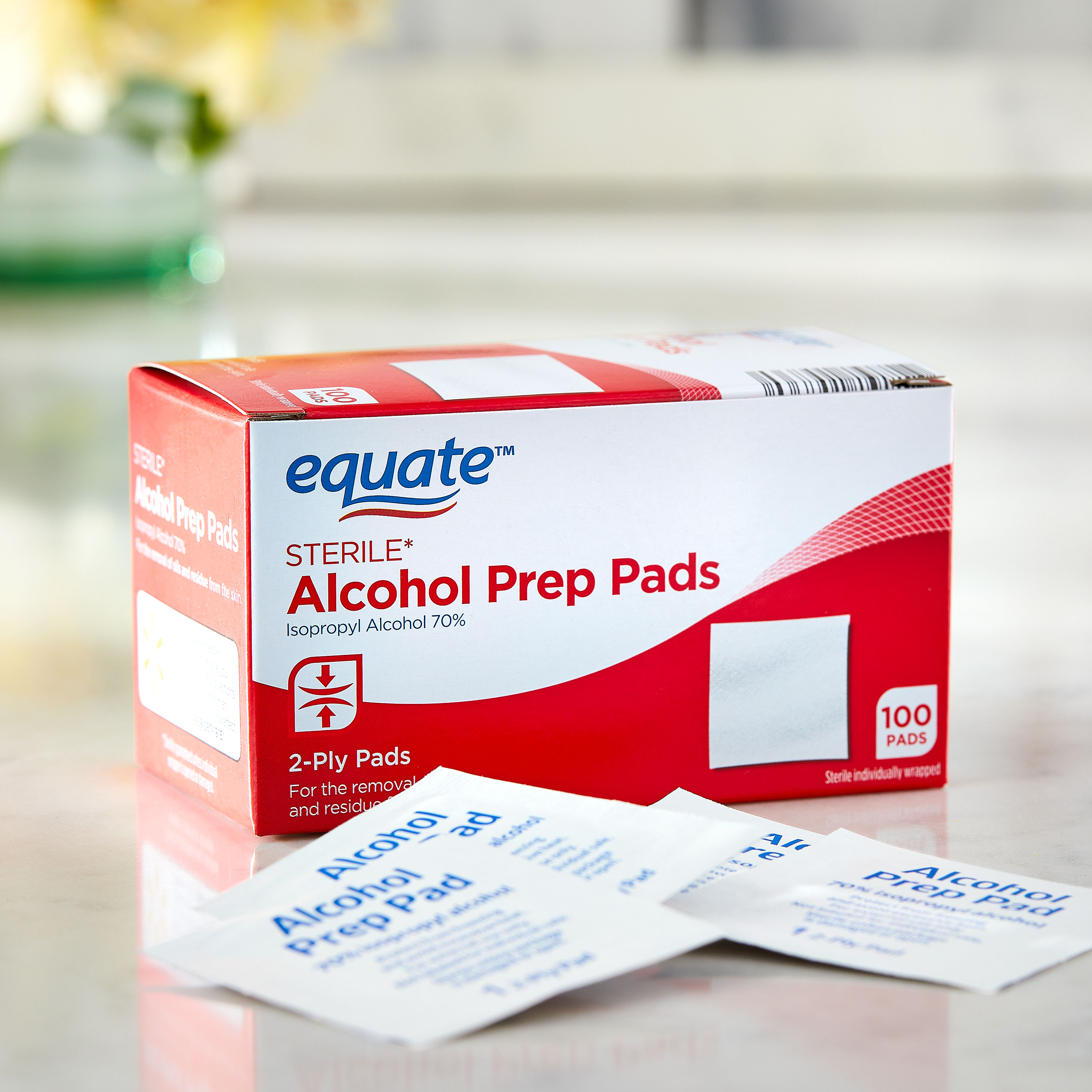 Equate Sterile Alcohol Prep Pads, 100 Count - image 2 of 8