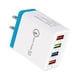 thumbnail image 1 of 4 Cargador de viaje USB 3A Cargador de carga rápida Adaptador de enchufe de EE. UU. (Azul cielo) 5PCS Tmvgtek Componentes de la computadora, 1 of 9