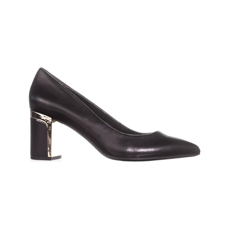 Womens DKNY Elie Pointed Toe Mid Pumps Black