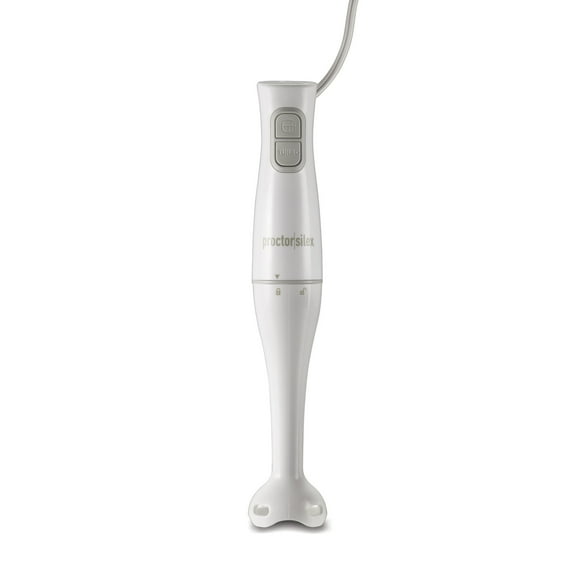 Proctor Silex 2-Speed Immersion Hand Blender for Kitchen, White