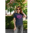 thumbnail image 2 of I'm Survivor Breast Cancer Awareness T-shirt for Women Heater Navy Size-L, 2 of 3