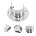 thumbnail image 2 of EcoNesxp Support de Placard en Forme de U Ensemble de 2 Pcs en Acier Inoxydable avec Vis Support de Tringle de Placard en Acier Inoxydable, 2 of 5