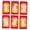 K227, variant on 6 Pieces Traditional New Year Money Packets 2025 Snake Themed Redness Envelopes Chinese Spring Festival Hongbao