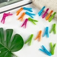 thumbnail image 4 of 72Pcs Colored Plastic Clothespins, Colorful Clothes Pins Heavy Duty Outdoor for Hanging Clothes, Rainbow Clothes Pegs for Classroom, Clothesline Crafts Picture Photo Food Towel Clips, 4 of 4