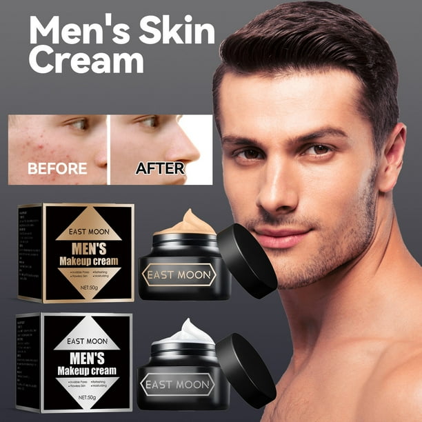 XWSHYW Cremas Hidratantes Crema Aclaradora para Hombres para Aclarar El Tono de Piel Espontáneo,Crema Tonificante Crema de Maquillaje para Hombres Crema Facial Crema Correctora Corrector Humectante 5