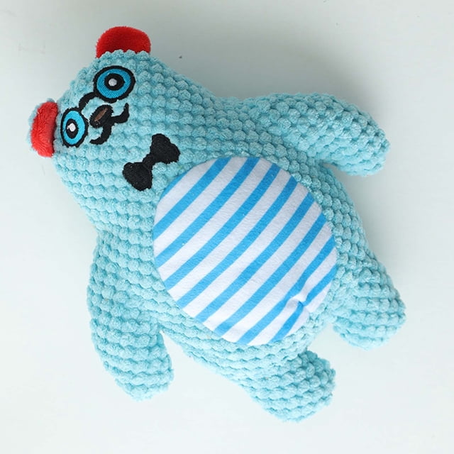 Xihbxyly Peluche para Perro con Forma de Elefante y Pollo, con Chirrido y Papel Arrugado, Suave Terciopelo de Piña, Alivia El Rechinamiento de Dientes, Seguro para Perros Pequeños, Juego Interactivo,