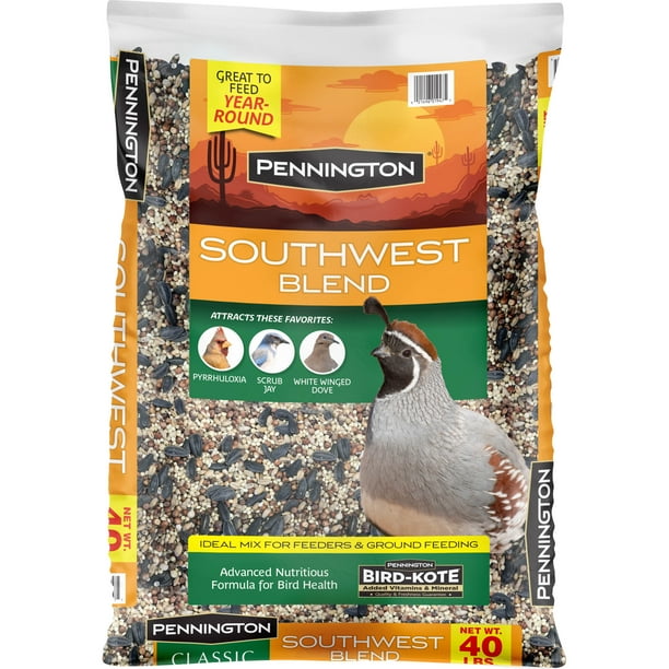 Pennington, Year Round, Southwest Blend Wild Bird Feed, 40 lbs ...