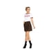 thumbnail image 4 of Girls On Film - Falda Vaquera de Leopardo Ronnie para Mujer (Estampado Leopardo), 4 of 5