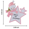 thumbnail image 2 of Maxora Personalized Ornaments Customized Christmas ornament Baby Girl Star Free Customize, 2 of 8