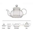 thumbnail image 3 of Glass Teapot With Infuser,Borosilicate Pot for Loose Tea, Bagged and Flowering Teas, 3 of 10