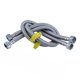 thumbnail image 1 of uds. Conector de manguera de calentador de agua de 60cm, Kit de calentador de agua de reemplazo de tubería duradera de aleación de aluminio trenzado Flexible kaili Sencillez, 1 of 5
