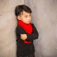 thumbnail image 2 of Guardurnaity Niños Niñas Cálido Invierno Punto Cuello Calentador Círculo Abrigo Capucha Bucle Snood Bufanda Ropa, zapatos y accesorios Miscelánea Rojo, 2 of 6