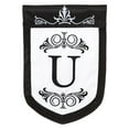 thumbnail image 1 of Monogram Regalia Garden Size Flag - U, 1 of 4