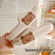 thumbnail image 2 of 2022 Summer Womens Slippers Couple Sandals Beach Slides Cartoon Bear Flip Flops Men's Thick Sole Indoor Bathroom Anti-slip ShoesaI-Pink42-43(EUR 41-42), 2 of 3