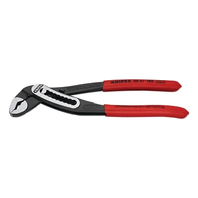 

Alligator Pliers 7-1/4 In Oal V-Jaws 9 Adjustments Serrated | Bundle of 2 Each