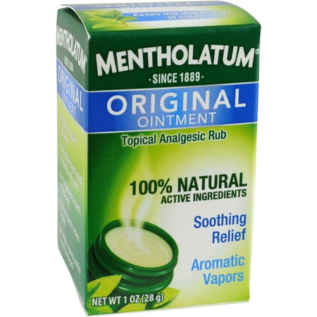 Mentholatum Topical Analgesic Rub Original Ointment, 1 oz