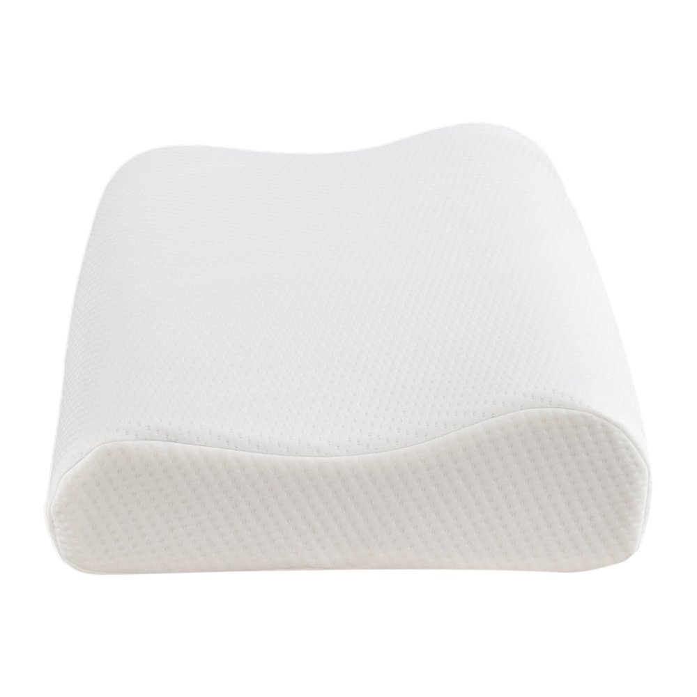 UBesGoo Memory Foam Pillow Contour Firm Neck Pillow White