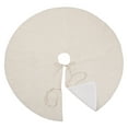 thumbnail image 2 of Saro Lifestyle Toscana Tree Skirt with Piping, 2 of 3