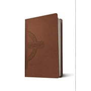 NLT Large Print Premium Value Thinline Bible, Filament Enabled (Leatherlike, Brown Celtic Cross), (Hardcover)