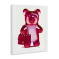 thumbnail image 4 of Stupell Industries Red Bear & Purse Fashion Painting Wrapped Canvas Art Print Wall Art, 16 x 20, 4 of 8