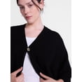 thumbnail image 5 of Scenario Women's Button Front Ruana, Mid-weight, Sizes S-XL, 5 of 6