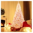 thumbnail image 5 of Yunken 7.5 Feet Flocked Christmas Tree with Realistic Snow Accumulation for Home Holiday Decoration, Artificial Pine, 5 of 9