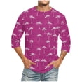 thumbnail image 1 of Tops para hombre, blusas y camisas de cuello redondo y manga corta para hombre, blusas casuales de moda con cuello redondo y manga corta, blusas para hombre, blusas de poliéster para hombre, 1 of 4