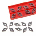 thumbnail image 3 of Kairuite 10pcs 40 Types CNC Carbide Tips Inserts Blade Cutter Lathe Turning Tool + Box TU, 3 of 6