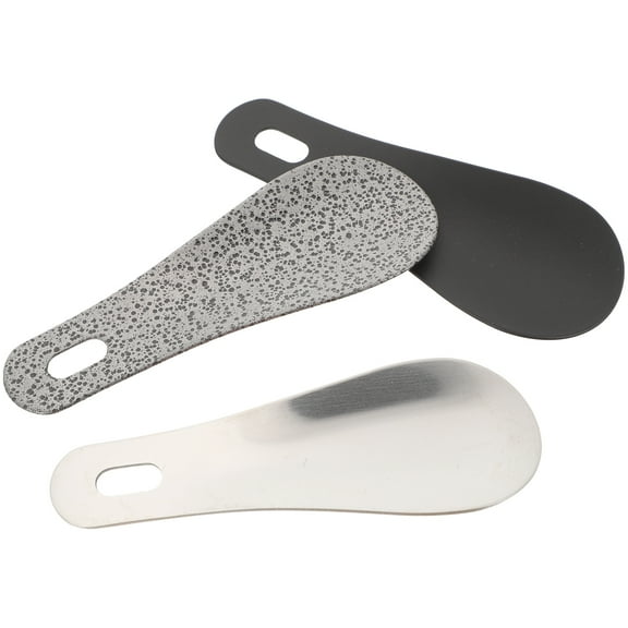 FELTECHELECTR Shoehorn Household Shoe Lifter Stainless Steel 6Pcs 4X1.5X0.04In