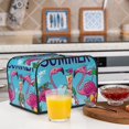 thumbnail image 6 of Daiia Beach Flamingo Trio Pattern 4 slice Toaster Cover, Toaster Appliance Dust-proof Cover For Kitchen Small Appliance Dust Cover and Fingerprint Protection, 6 of 7