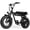 Black, variant on V101 Electric Bike for Adults & Teens 750W Peak 1500W, 28MPH, 48V 13Ah Battery, 16"x4.0" Fat Tire E-Bike, 7-Speed, Dual Suspension, All-Terrain Ebike Black