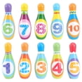 thumbnail image 1 of Bowling Play Set Pu Assorted Color Kids Indoor Activities Family Interaction 1 Set, 1 of 9