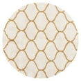 thumbnail image 2 of SAFAVIEH Hudson Arline Plush Geometric Shag Area Rug, Ivory/Gold, 5'1" x 7'6", 2 of 3