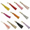 thumbnail image 3 of Yiran PU Leather Tassel Keychain, Black, 1 Pack, 3 of 10