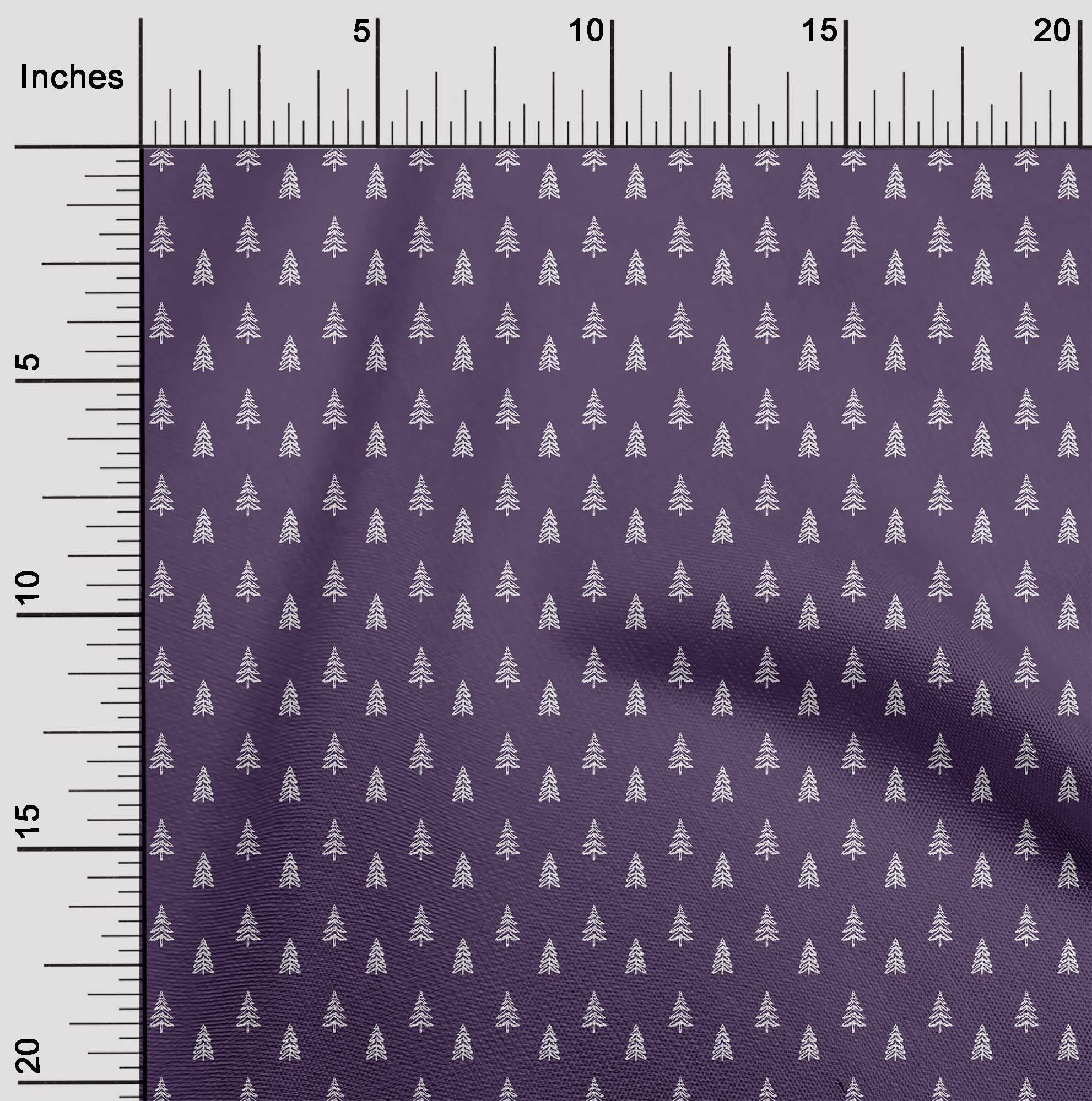 oneOone Cotton Jersey Purple Fabric Christmas Dress Material Fabric Print Fabric By The Yard 58 Inch Wide