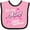 Pink and Black, variant on Inktastic For My Aunt Breast Cancer Awareness Boys or Girls Baby Bib