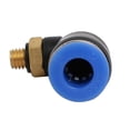 thumbnail image 2 of 6mm x M5 Pneumatic Air Connectors Elbow Tube Quick Fixing Fittings 2pcs, 2 of 5