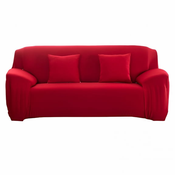 AUQ Sofa Couch Loveseat Chair Slipcover Cover,Polyester Spandex Living Room Sofas Furniture Stretch Slip Covers Shield Protector (1-4 seater,multiple color)