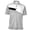 Gray/White, variant on Monterey Club Men's Vapor Flash 2.0 Colorblock Golf Polo Shirt #1194