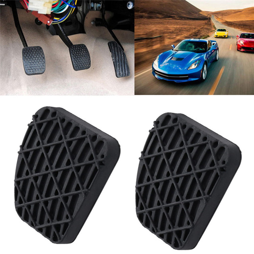 Elenxs 1 Pair Brake Clutch Pedal Black Rubber Cover Non-slip Pad Replacement For Mercedes Benz Vito 2012910282 