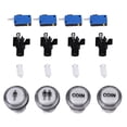 thumbnail image 1 of Arcadegameparts4 x LED Start LED Coin Buttons LED Pushbutton Cutting-Edge Features, 1 of 8