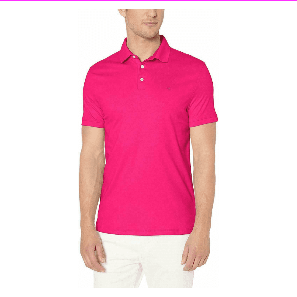 Calvin Klein Men's Slim Fit Liquid Touch Polo Shirt XS/TP - Walmart.com