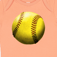 thumbnail image 4 of Inktastic Yellow Softball Boys or Girls Baby Bodysuit, 4 of 5