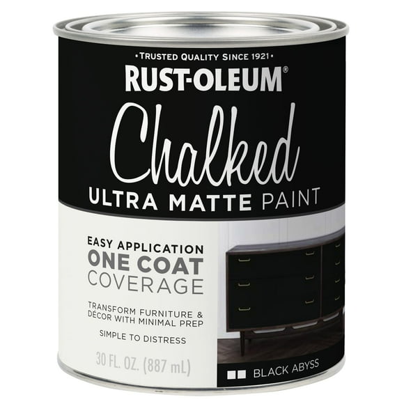 Pintura Rust-Oleum Chalked Todo en Uno Ultra Mate 900 mL Negro