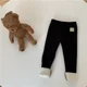 thumbnail image 1 of Korean Autumn Winter New Children One Piece Leggings Unisex Boys Girls Baby Cold Prevent Warm Cartoon Elastic Bound Feet Pants, 1 of 6