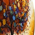 thumbnail image 5 of Designart "Bicycle Whirling Wheels painting" Bicycle Oversized Wall Clock, 5 of 5