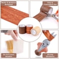 thumbnail image 4 of 2 Roll Wood Colored Grain Tapes, Wood Printed Tape Strong Adhesive, Floor Repair Patch Textured Adhesive, Wood Repair Patch for Wall Corner Table Door Sofa Furniture Home Decor, 4 of 9