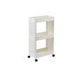 thumbnail image 2 of Naittoop Mobile Trolley Rack Under The Desk Floor Standing Desk A4 File Book Snack Storage Rack, 2 of 6