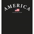 thumbnail image 2 of Americana American Flag Men's Black Crew Neck Short Sleeve Tee-Medium, 2 of 2