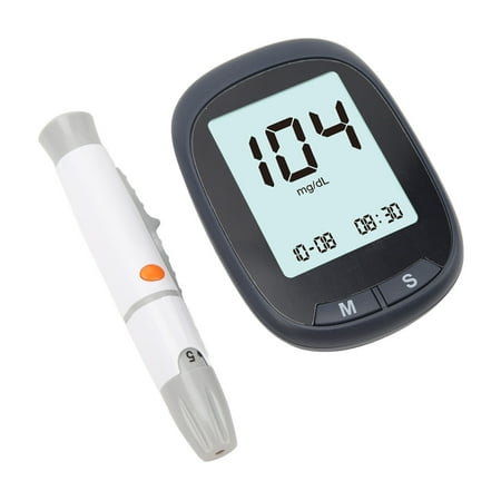Moniteur De Glycémie, Testeur De Diabète Précis Haute Sensibilité Portable  Arrêt Automatique écran LCD Pour L'extérieur